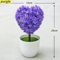 thumbnail image 3 of TopOne Ornements en Forme de Coeur de Pêche Décoration de Table Intérieure en Pot de Fleurs Artificielles, 3 of 6