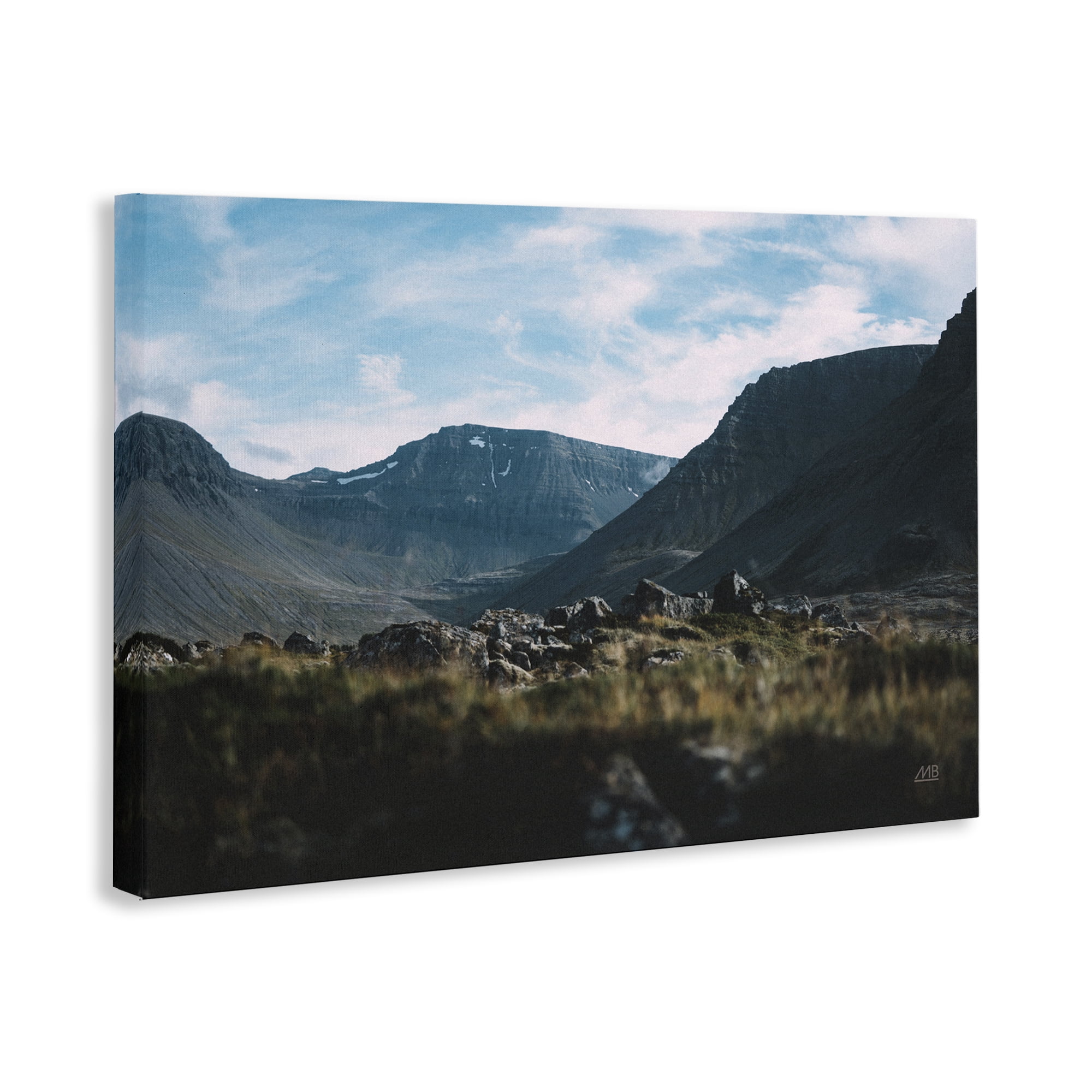 Stupell Industries Iceland Hike Landscape Landscape & Nature Photography Wrapped Canvas Art Print Wall Art, 24 x 16