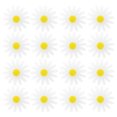 thumbnail image 1 of unbranded 100Ud Cubiertas De Plásticas Daisy Para Luces De Cadena En Eventos Y, 1 of 7
