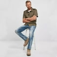 thumbnail image 5 of BRANDIT INDIVIDUAL WEAR Adult Male Worker Short Sleeve Shirt, Color: Olive, Size: XXL, 5 of 7