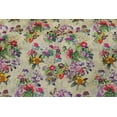 thumbnail image 2 of TRILOKI Flower Fabric Multicolor5 Printed Mulberry Dupion 44 Sewing DIY Crafting Fashion Design Fabric By The Yard, 2 of 4