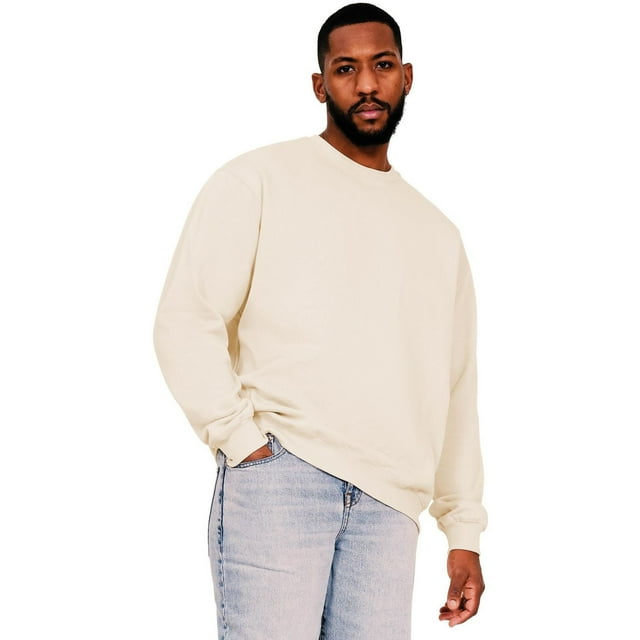 Casual Classics Chandail en Molleton Surdimensionné en Coton Ringspun pour Hommes