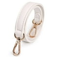 thumbnail image 2 of Deago Leather Purse Strap Replacement Handle 18.5 Inch Adjustable Handbag Shoulder Bag Straps with Swivel Clasps (White), 2 of 9