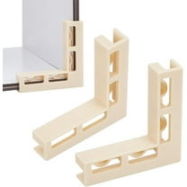 DIY 4Pcs Brackets for Photo Backdrop Photography Backdrop Boards Stand Plastic L Corner Brackets Background Fastening for Food Jewelry Makeup Product Photography DIY