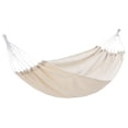 thumbnail image 1 of Hamaca beige para exteriores, columpio, para acampar en verano, antivuelco, para uso doméstico, para uso individual o doble, para adultos, 1 of 4