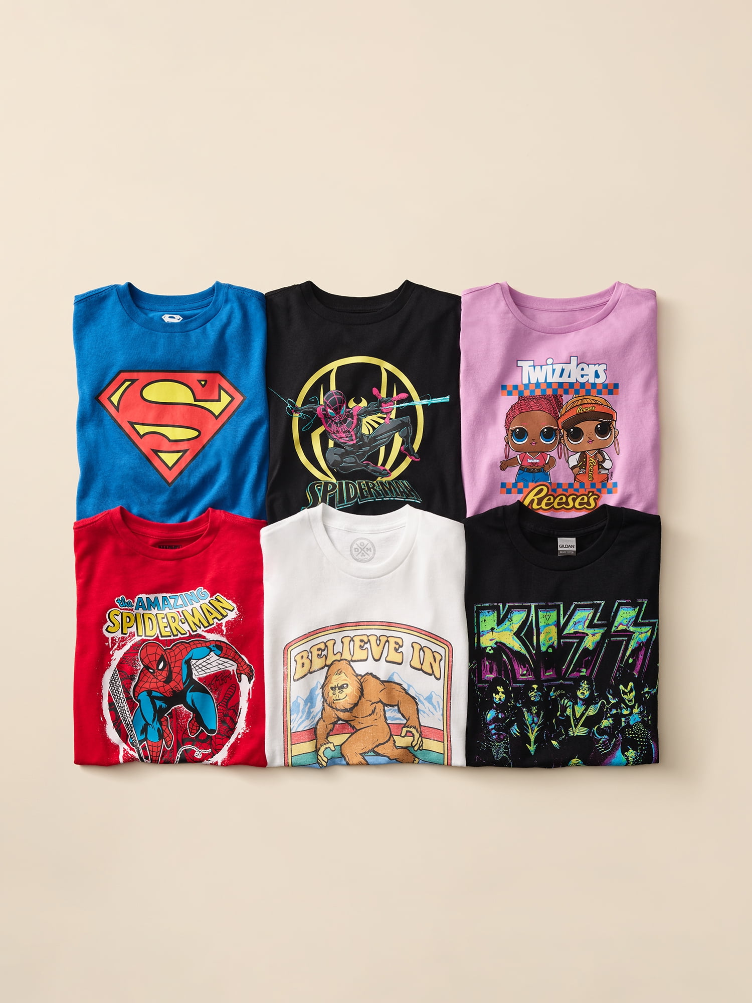 KISS Men's & Big Men's Band Graphic Tee, Sizes S-3XL