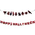 thumbnail image 1 of Decoraciones de fiesta de Halloween, pancarta de cumpleaños aterradora para decoraciones de fiesta de niños de Halloween, 2 piezas, 1 of 5