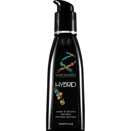 Wicked Lubes Hybrid Lube  Fragrance Free  4 Fl Oz