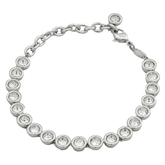 Swarovski Rhodium Plated Imber Tennis Bracelet, Size M