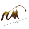thumbnail image 6 of sunsanly Feather Hair Pin Colorful Leather Long Tassel Hair Clip Easy Matching Headgear Theme Parties Hair Accessories, 6 of 8