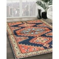 thumbnail image 3 of Ahgly Company Machine Washable Indoor Square Traditional Sepia Brown Area Rugs, 3' Square, 3 of 7