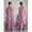 Purple, variant on Women Purple Sleeveless A-Line Dress With Tie-Up Waist And Asymmetric Hem