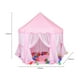 thumbnail image 2 of Princess Tent Large Castle Play Tent Fairy Playhouse para niñas Tienda de juegos para niños con cort Abanopi Carpa, 2 of 6
