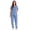 Ceil with Ceil Trim, variant on Women's Scrub Sets Medical Scrubs (Mock Wrap) - Comfortable and Professional Uniform in