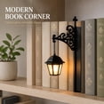 thumbnail image 6 of Library Lantern Bookshelf Lighting, Vintage Wooden Bookcase Lamp with Warm LED Glow, Reading Nook Decor for Home Office Desk, 6 of 6