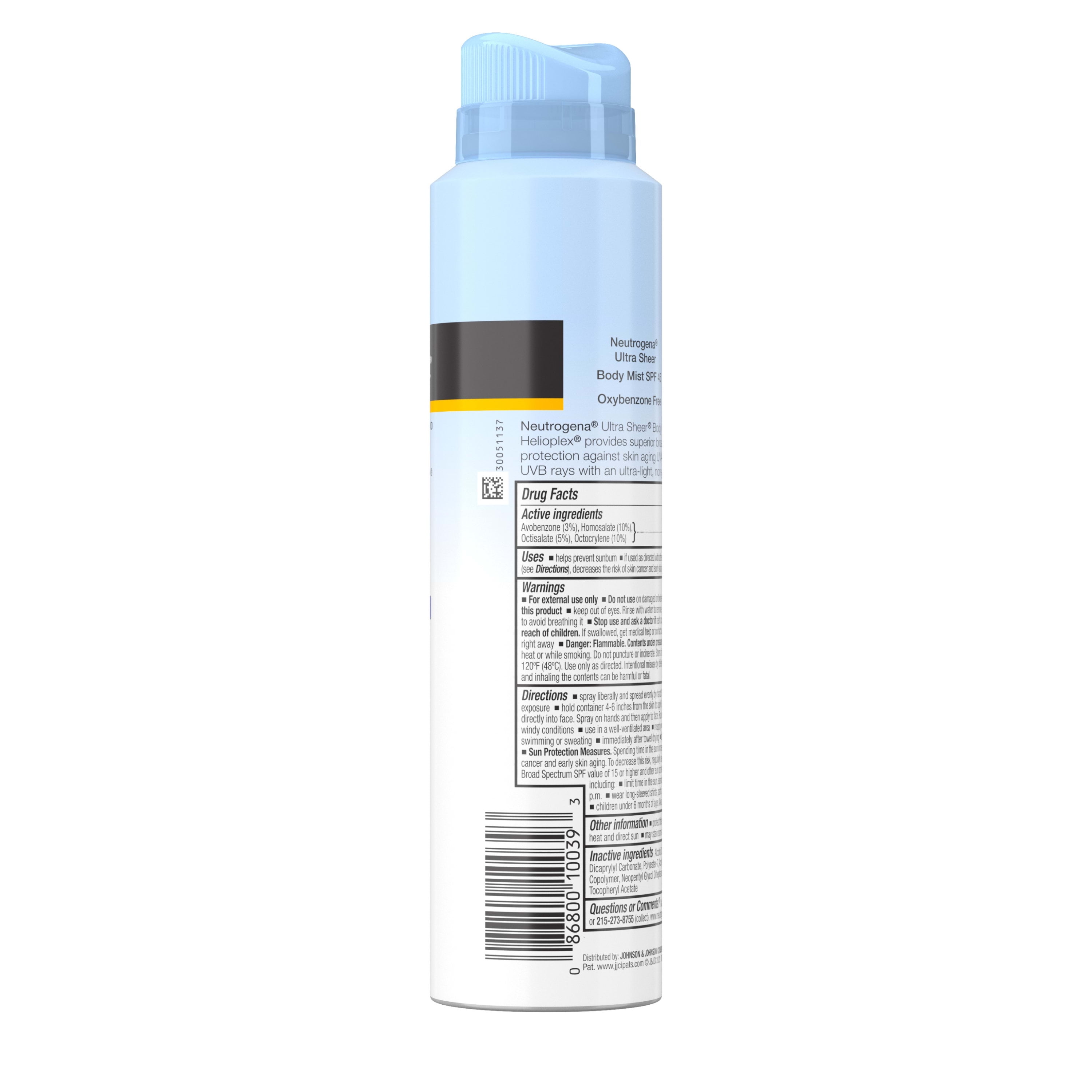 Ødelæggelse Hændelse oversøisk Neutrogena Ultra Sheer Lightweight Sunscreen Spray, SPF 45, 5 oz -  Walmart.com