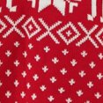 thumbnail image 4 of Gibobby suéteres de invierno de punto Suéter navideño para mujer, suéter con patrón de y de nieve, suéter de punto, cuello Rojoondo, manga larga, camisa holgada navideña para vacaciones (Rojo, L), 4 of 4