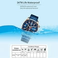 thumbnail image 4 of CURREN Montre pour Homme Mouvement à Quartz Bracelet en Acier Inoxydable Heure &, 4 of 8