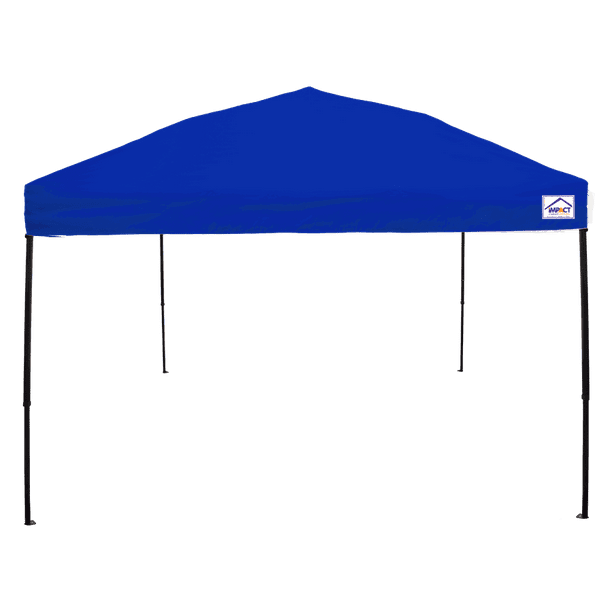 Impact Canopy 10' x 10' Canopy Tent, UV Coated, Black Steel Framed