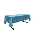 thumbnail image 1 of LA Linen TCpop60x120-TurquoiseDrkP52 Nappe Rectangulaire en Polyester, Turquoise Foncé - 60 x 120 Po., 1 of 5