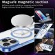 thumbnail image 3 of For iPhone 16 Pro Max Case Compatible with MagSafe TPU+PC Transparent Phone Cover - Baby Blue, 3 of 5