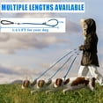 thumbnail image 3 of NAZOU Slip Leash 1/2in Hands Free Dog Leash Comfortable Dog Lead 3ft/4ft/5ft Hands Free Dog Leash Strong Training Leash for Dogs Up to 120LBS, 3 of 8