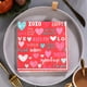 thumbnail image 5 of Decoraciones para San Valentín, adornos para San Valentín, regalos para San Valentín, servilletas desechables estampadas para San Valentín, toallas faciales, pañuelos, pañuelos de papel para fiestas d, 5 of 5