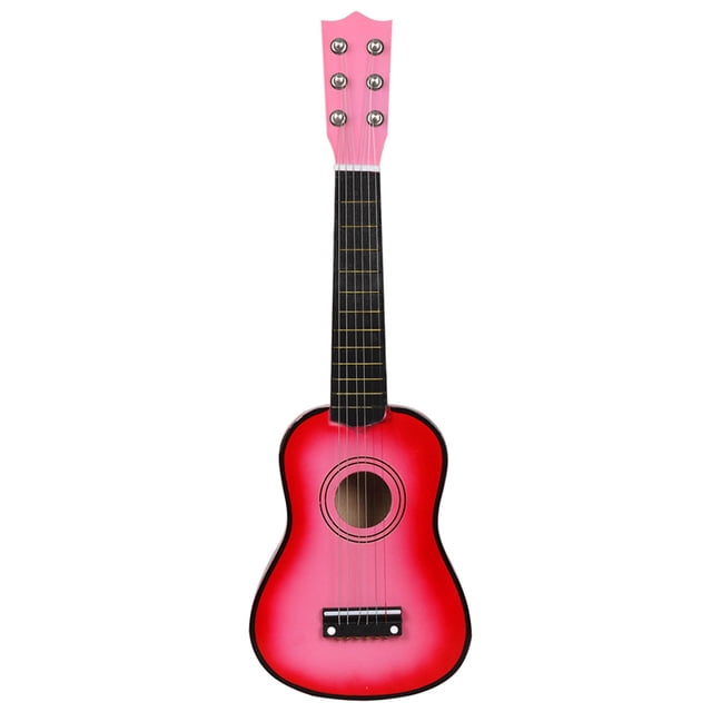 Ukelele de tilo de 21 pulgadas 6 cuerdas guitarra acústica pequeña instrumento Musical JShteea El nuevo