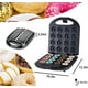thumbnail image 2 of Mini máquina para hacer donas, máquina para desayunos aptos para niños, máquina para hacer mini panqueques para desayunos, refrigerios, postres y más con superficie antiadherente,, 2 of 6