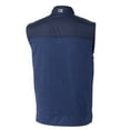 thumbnail image 3 of Men's Cutter & Buck Navy FIU Panthers Vault Big & Tall Stealth Hybrid Windbreaker Full-Zip Vest, 3 of 3