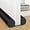 Black, variant on Large Door Draft Blocker 36" Grey Bottom Door Draft Stoppers for Bottom Weather Stripping Shower Door Seal Strip Under Gap Filler Doors Sweep Interior Doors for Home