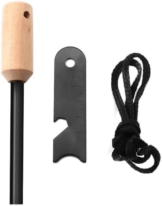 Jointown 4 Pack 5/16 Ferro Rod Fire Starter with Multi Tool Striker Flint and Steel Survival for Camping, Hiking, Emergency and Addition to Your Emergency Survival Kit