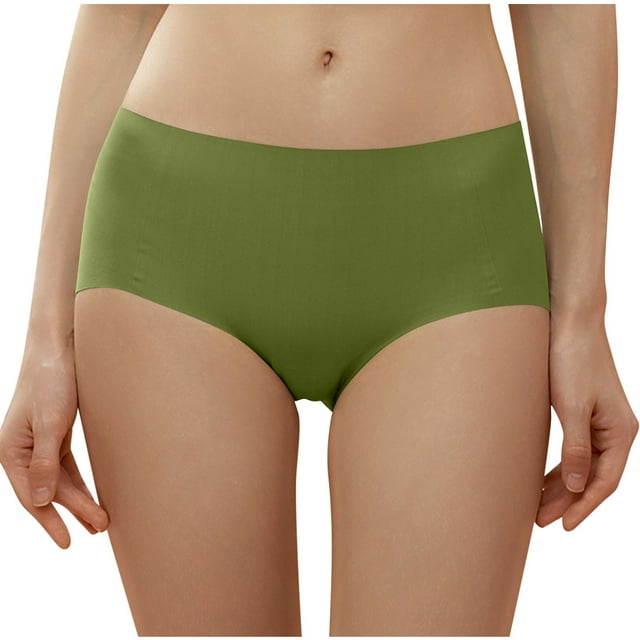 Erwazi Culotte Sans Couture pour Femmes en Soie Glacée Invisible Extensible Pack Bikini