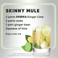 thumbnail image 7 of SVEDKA Pure infusions Ginger Lime Flavored Vodka, 750 ml Bottle, 30% ABV, 7 of 7