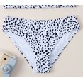 thumbnail image 5 of Mercatoo MercatooGirls Swimsuit 2 𝐏ieces Bikini Bathing Suits Set Girls V Neck Leopard Print Tankini Swimwear 6 to 15 Years, 5 of 9