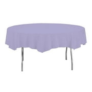 Octy-Round Paper Table Cover, 82-Inch