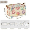 thumbnail image 7 of Yayeee Foldable Storage Basket for Shelves with Handles Set of 2 Waterproof Cloth Bins, Beach Toys Pattern, 7 of 7