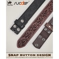 thumbnail image 4 of SUOSDEY Western Belt Strap for Men Women,Cowboy Cowgirl Engraved Embossed Leather Belt for Jeans(without Buckle), 4 of 6