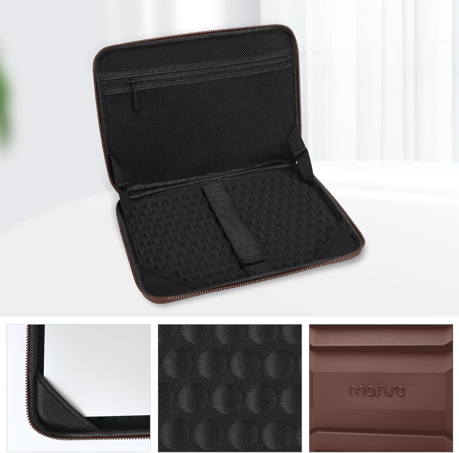 MOSISO Laptop Hard Shell Case for Men Women, 13-14 inch Waterproof Shockproof Computer Bag for Laptop with Handle