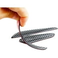 thumbnail image 3 of 4pcs Black Carbon Fiber Pattern Car Auto Anti Collision Bumper Door Protector Stickers Anti-friction Bars Anti-Scratch Decorative Strips, 3 of 5