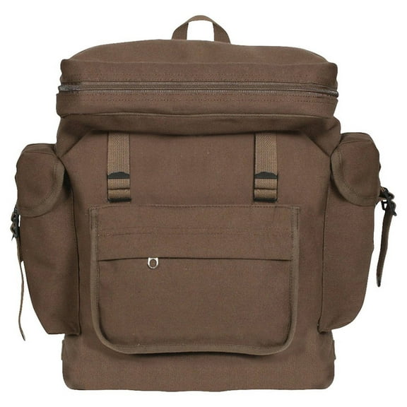 Rothco Canvas European Style Rucksack - Earth Brown