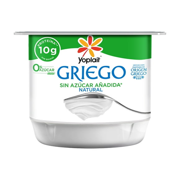 Yoghurt Yoplait Griego natural sin azúcar bajo en grasa 145 g