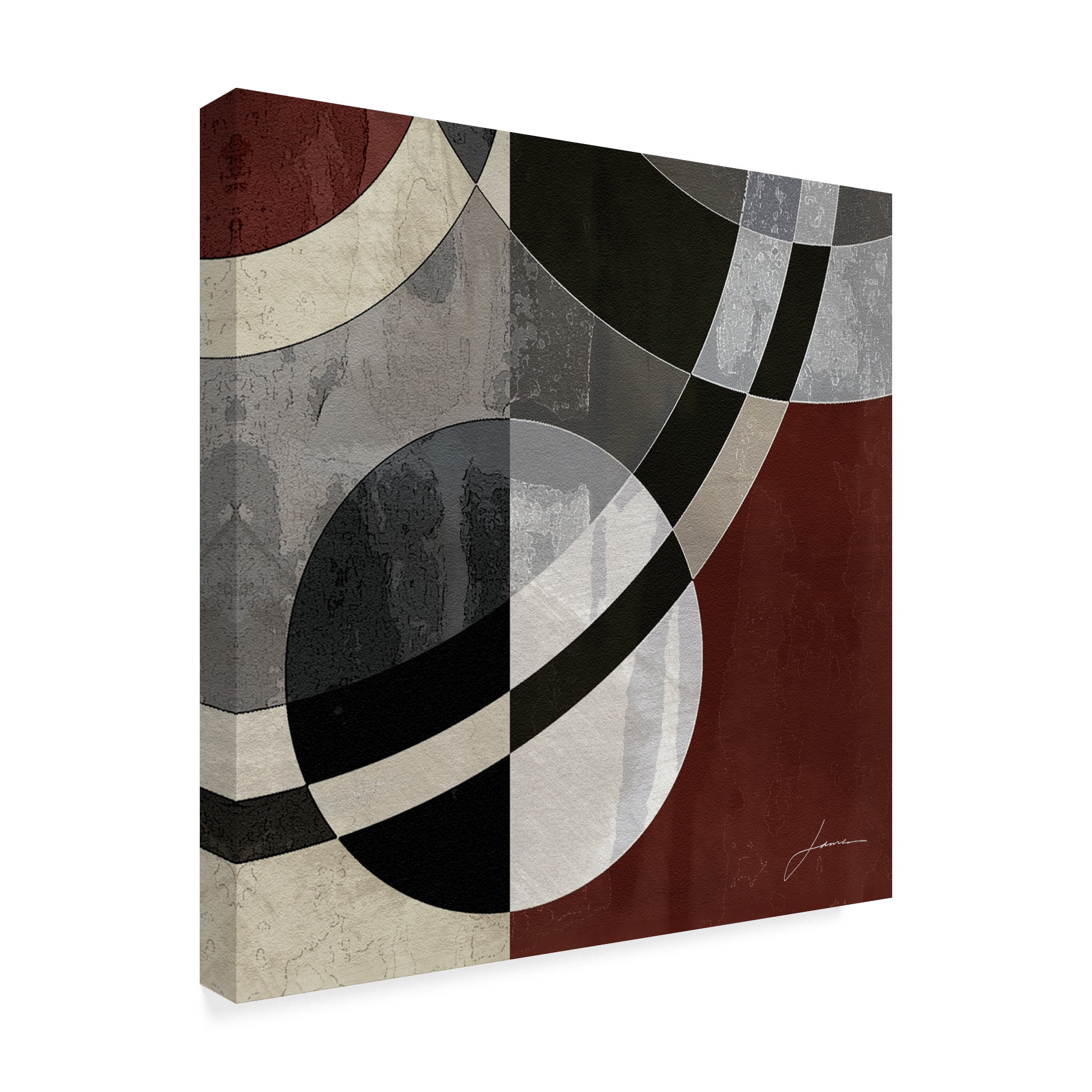 Trademark Fine Art 'Concentric Squares III' Canvas Art by James Burghardt