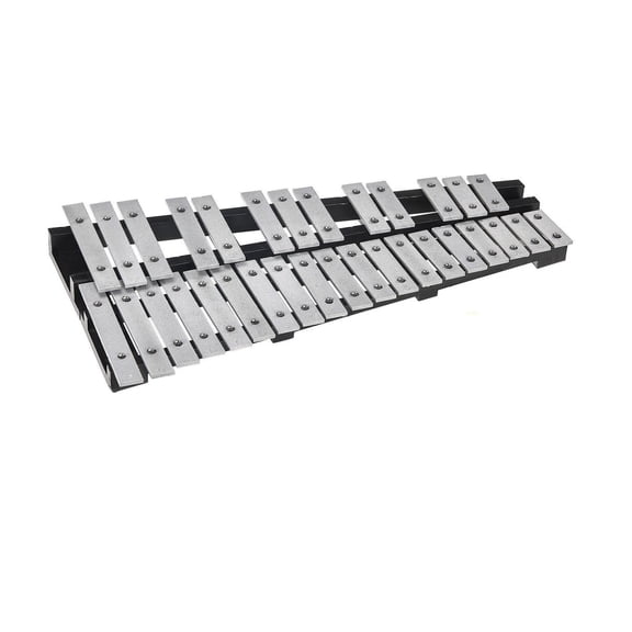 32 Note Glockenspiel Xylophone Kit, Percussion Instrument Set with Mallets & Bag