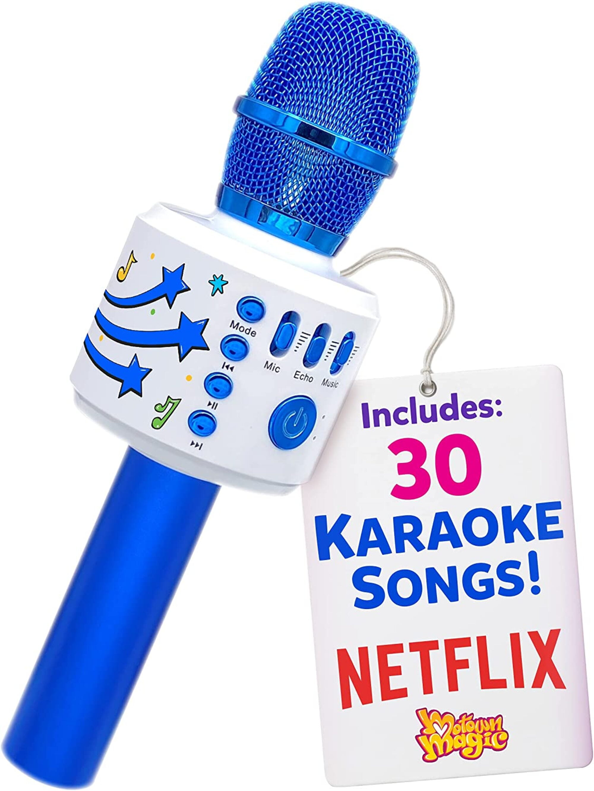 Move2Play Bluetooth Karaoke Microphone Motown Magic Edition, Includes