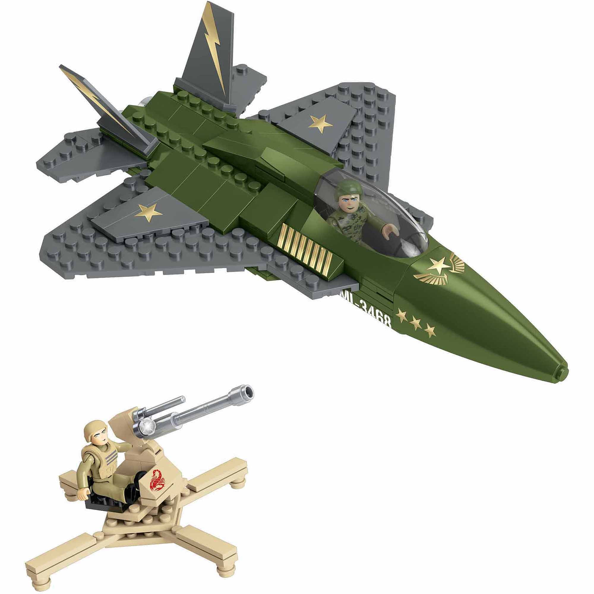 mega bloks fighter jet