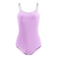 thumbnail image 3 of Swim Suit Purple Girls 1 Piece Swimsuits Sleeveless Rash Guard Vacation Toddler Girl Summer Swimwear 13-14 Years, 3 of 3