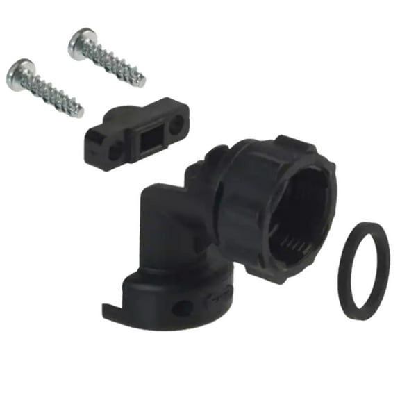 796379-2 Black Connector Backshell, Cable Clamp 5/8-24 UNEF 11