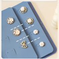 thumbnail image 4 of Portable Jewelry Storage Roll Bag Necklace for Ring Earrings Display Organizer bag, 4 of 10