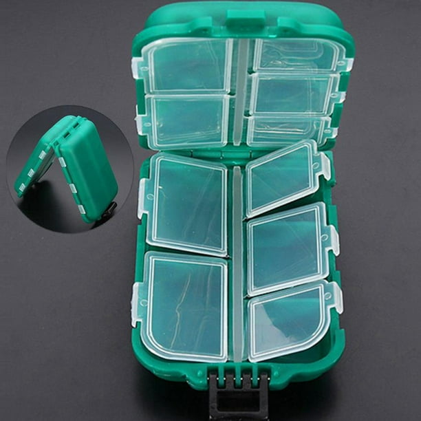 Waterproof 10 Grids Tackle Box Organizer, Plastic Tackle Box, For Storing  Fishing Tools Assorting Different Baits/Lures 